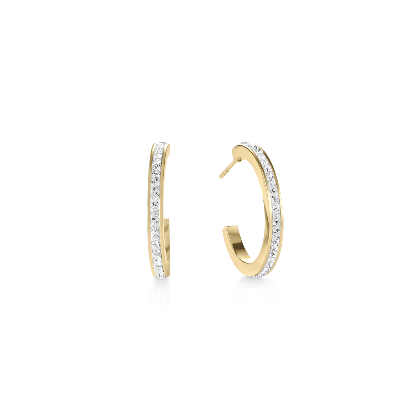 Coeur de Lion Earrings 0139211816 Acier & Pavé de crystaux