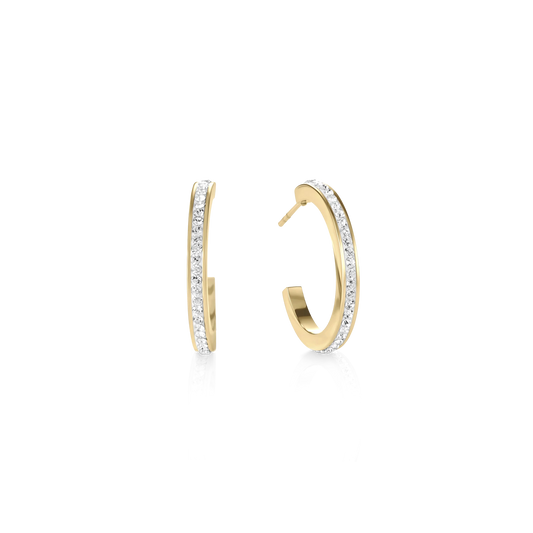 Coeur de Lion Earrings 0139211816 Acier & Pavé de crystaux