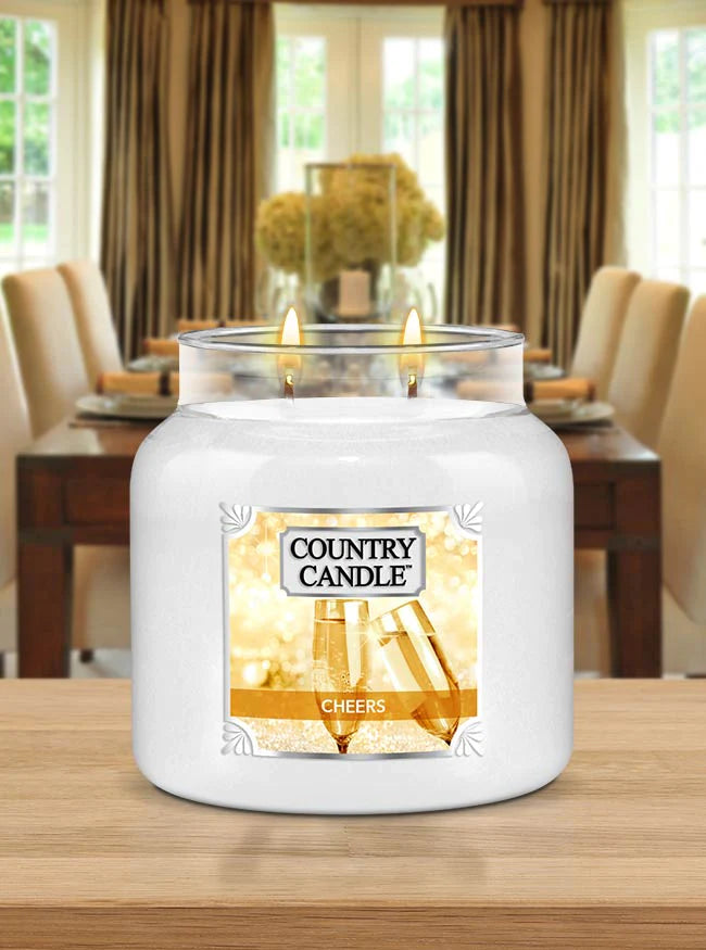 Country Candle Medium Jar Cheers