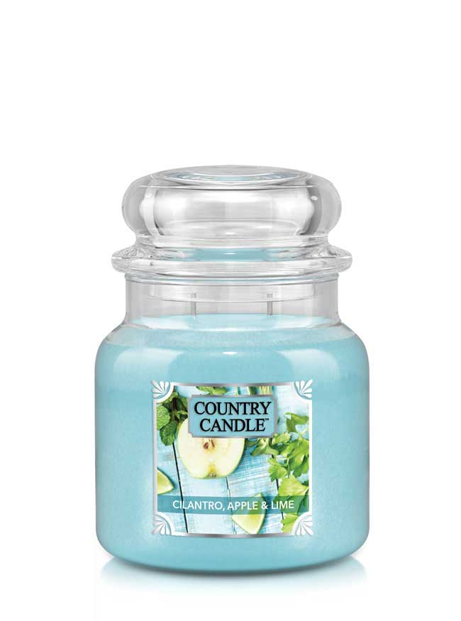 Country Candle Medium Jar Cilantro Apple & Lime