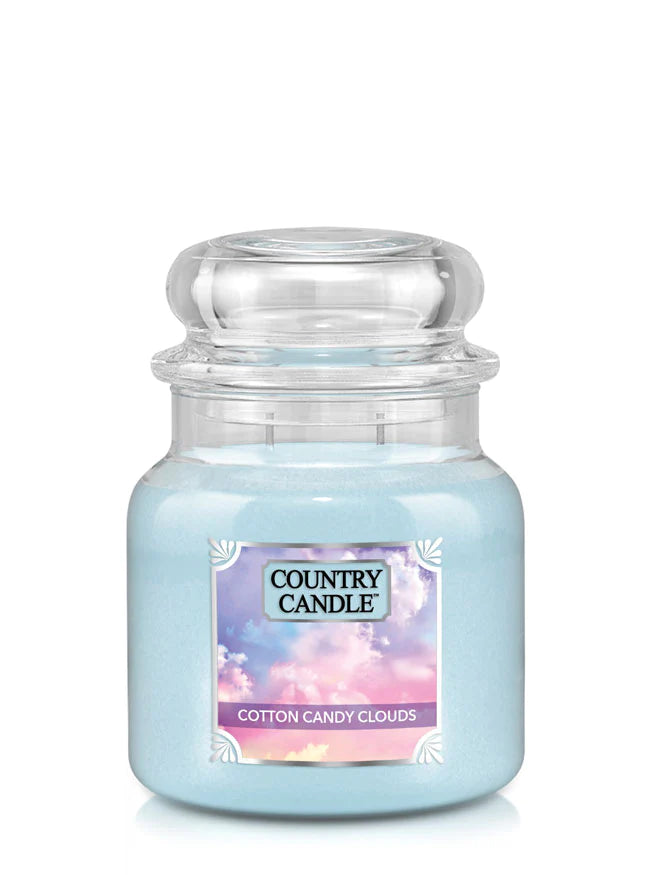 Country Candle Medium Jar Cotton Candy Clouds