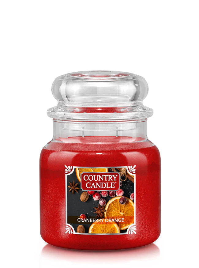 Country Candle Medium Jar Cranberry Orange