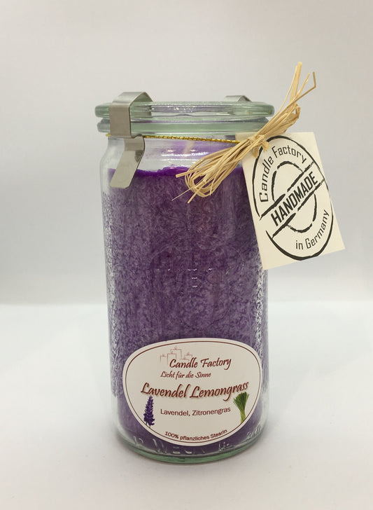 Candle Factory Mini-Jumbo Lavendel-Lemongras