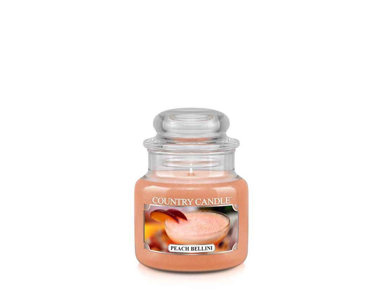 Country Candle Mini Jar Peach Bellini