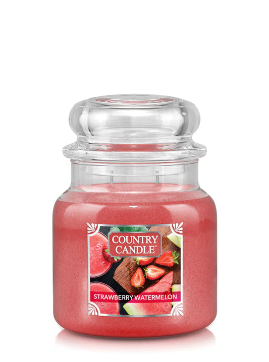 Country Candle Medium Jar Strawberry Watermelon