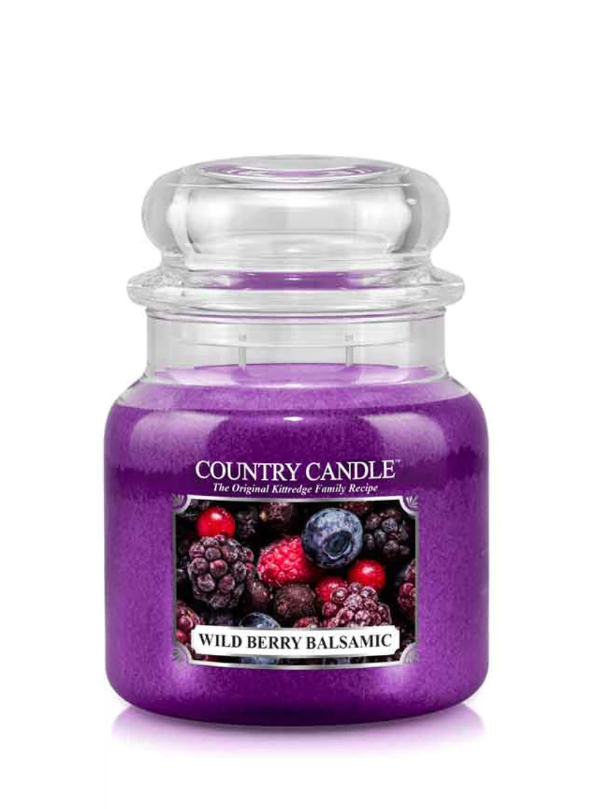 Country Candle Medium Jar Wild Berry Balsamic