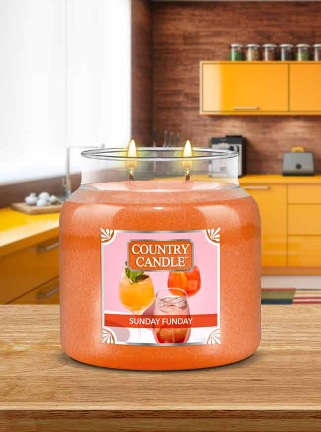 Country Candle Medium Jar Sunday Funday